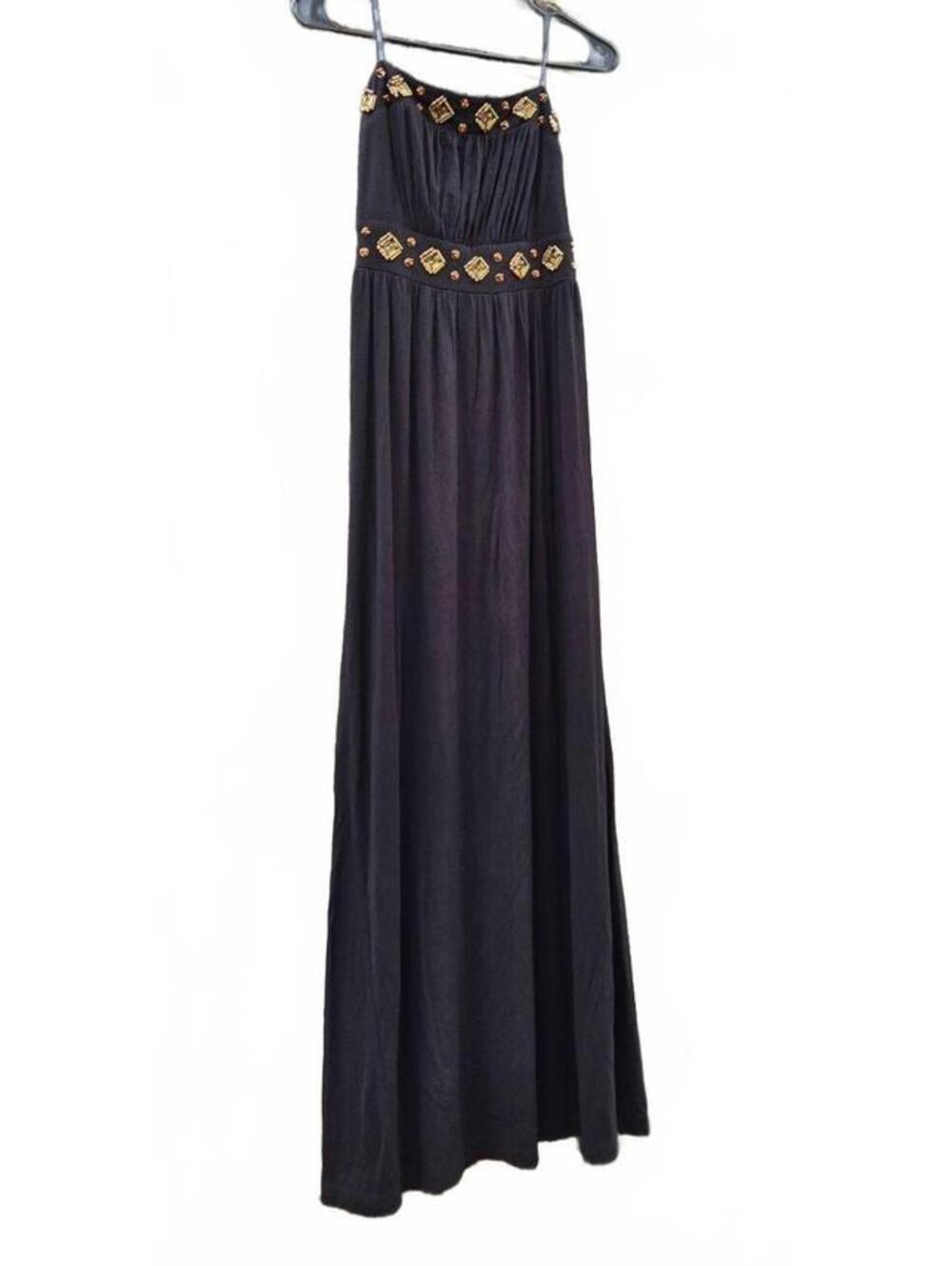 XOXO Black Embellished Maxi Dress Size M